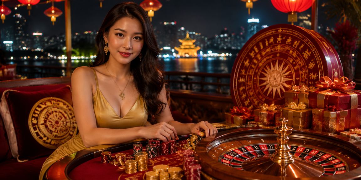 Không gian roulette tại sòng bài về đêm tại Hà Nội